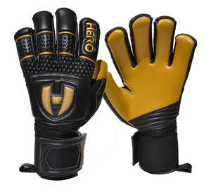 Paragon Goalkeeper Gloves - Golden - Negative Cut